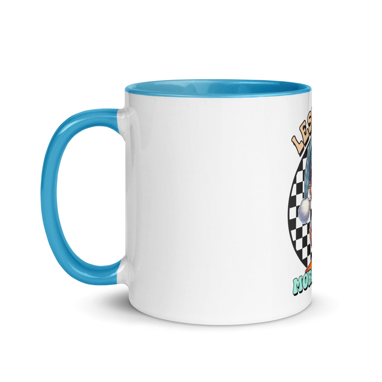 Less talk duck Mug with Color Inside
