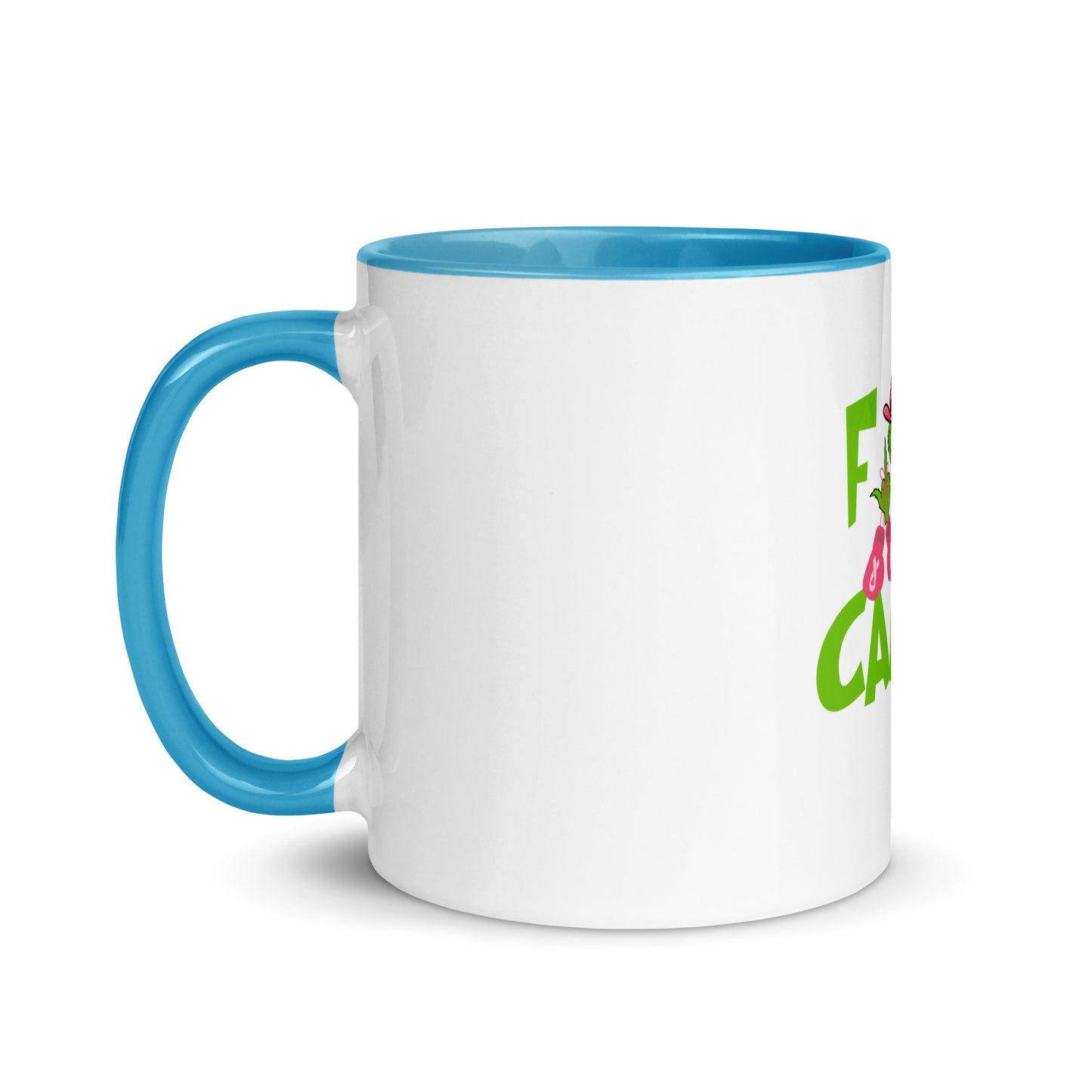 F*ck cancer grinch Mug with Color Inside