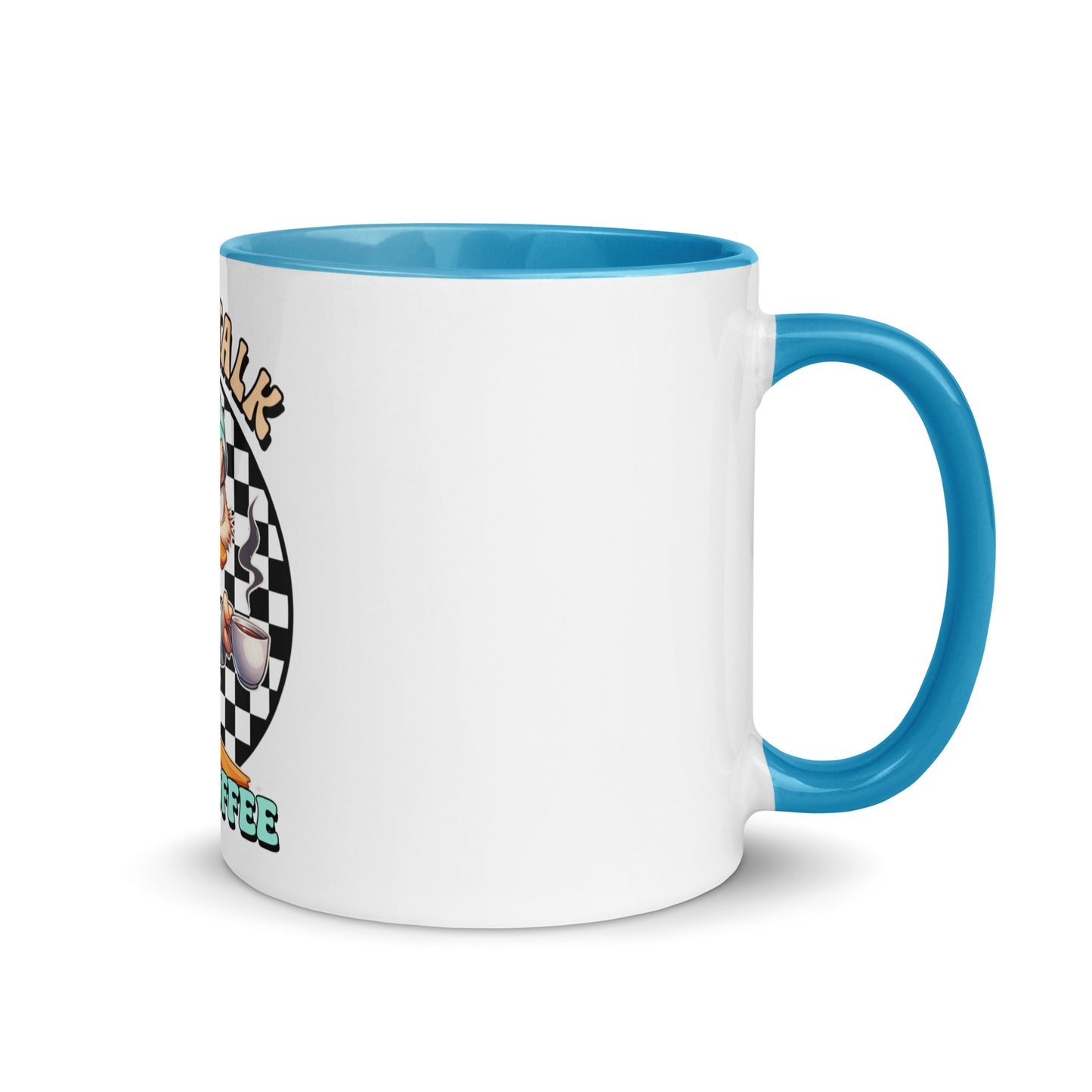 Less talk duck Mug with Color Inside