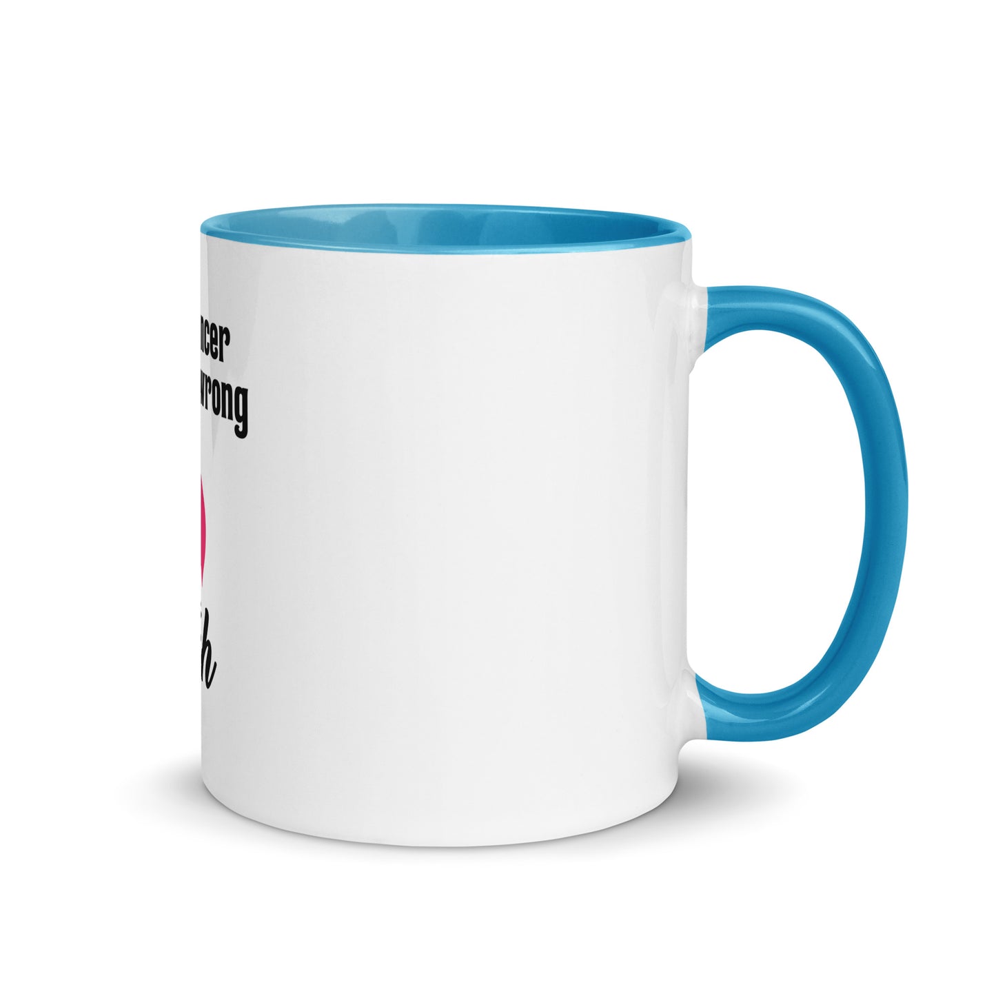 Breast cancer picked Mug with Color Inside