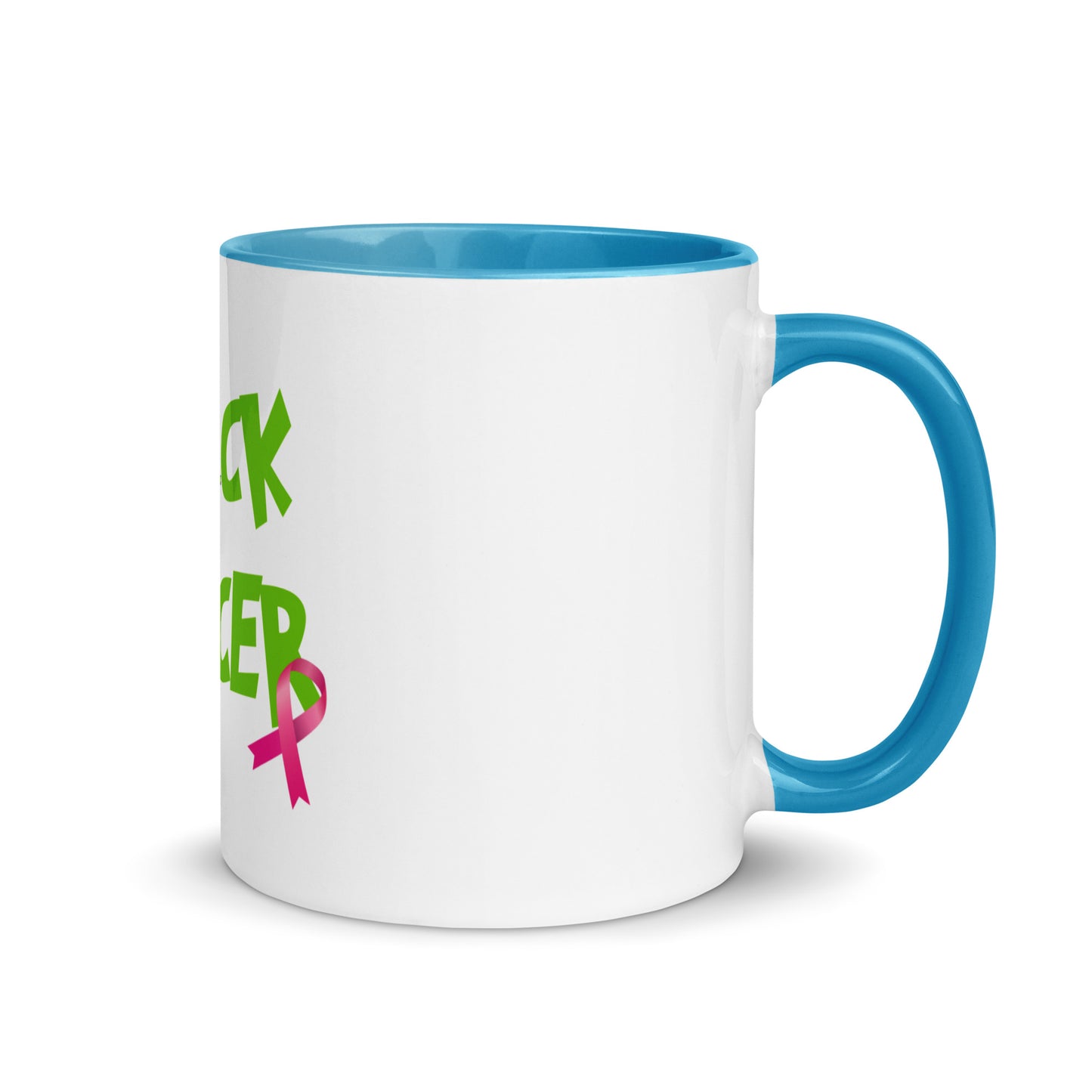 F*ck cancer grinch Mug with Color Inside