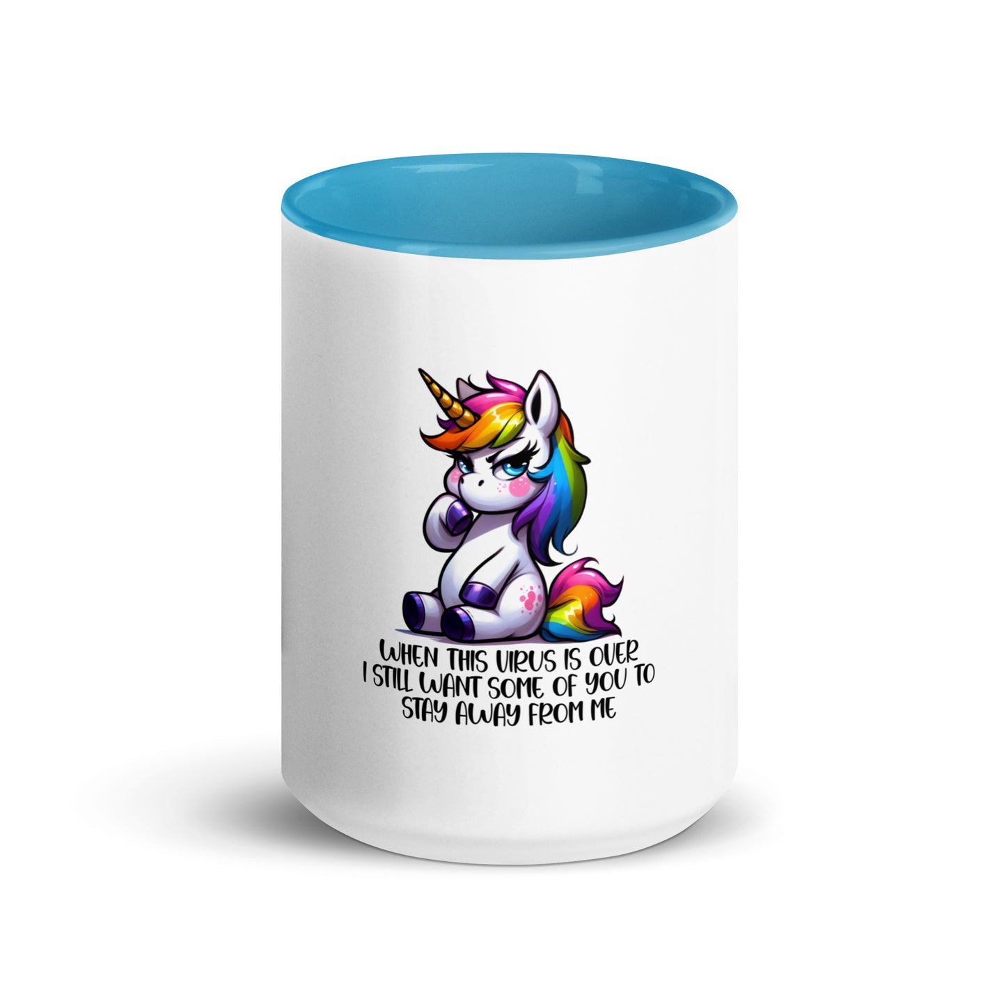 When this virus is over Mug with Color Inside