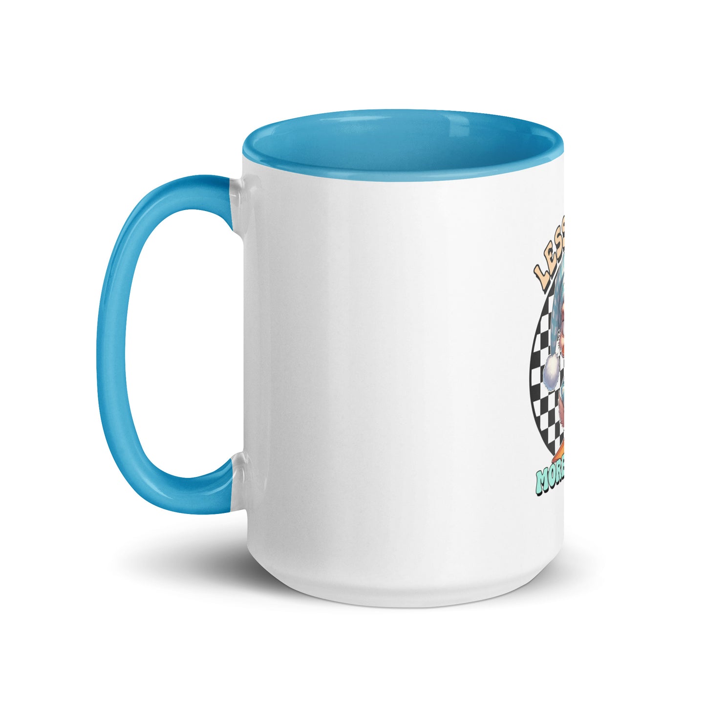 Less talk duck Mug with Color Inside