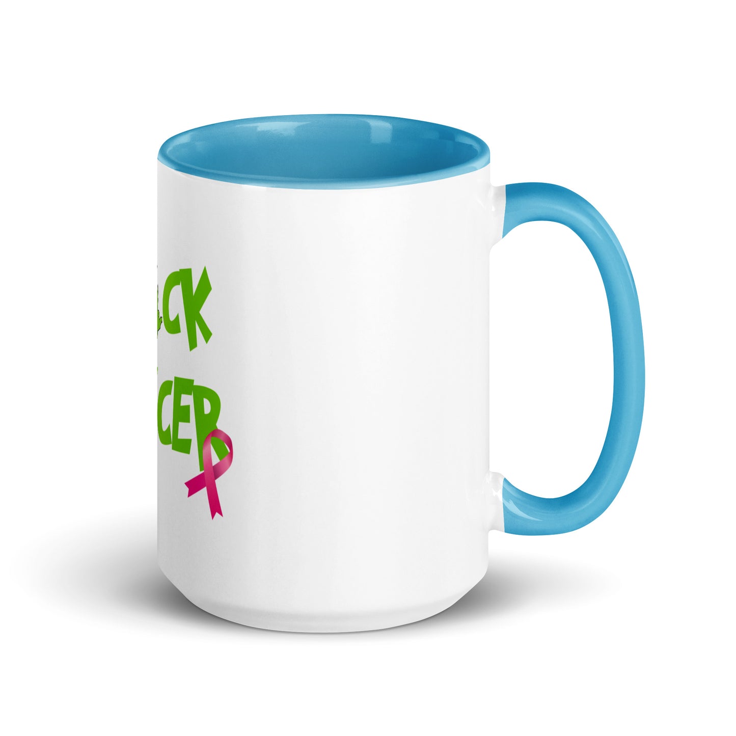 F*ck cancer grinch Mug with Color Inside