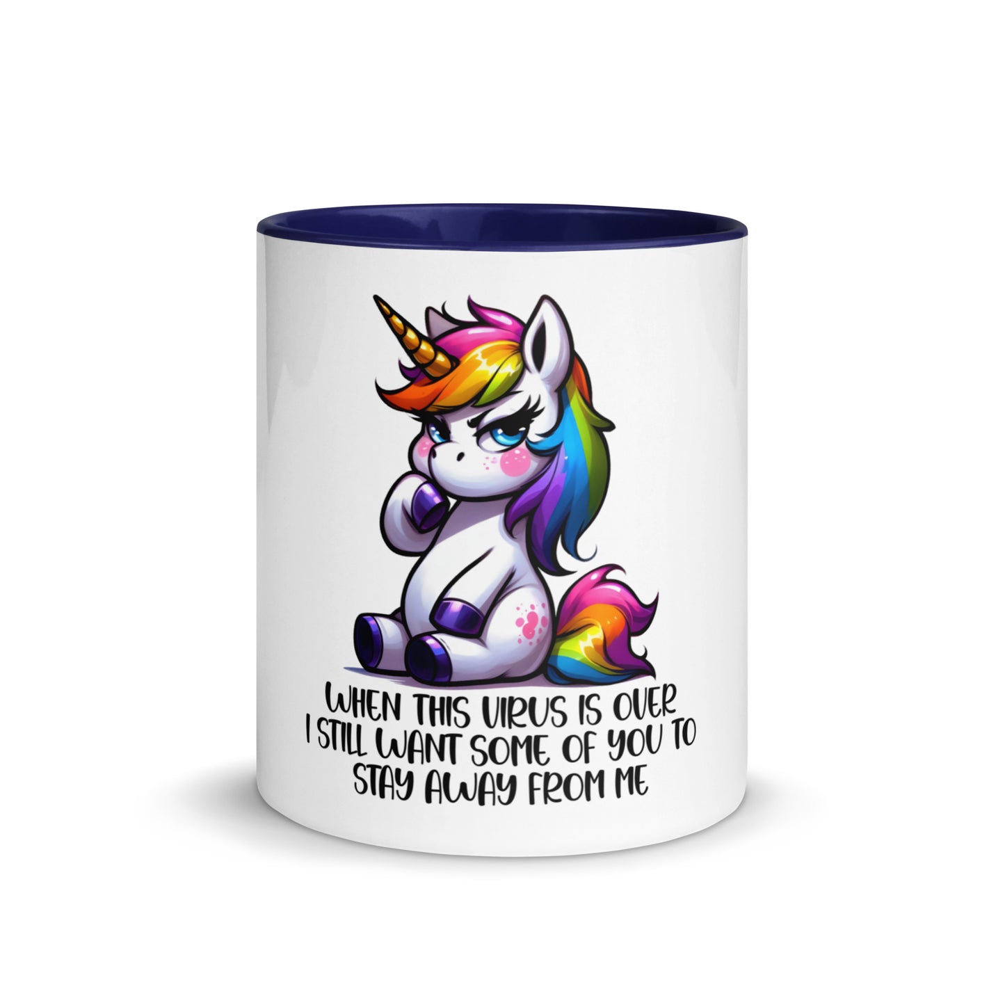 When this virus is over Mug with Color Inside