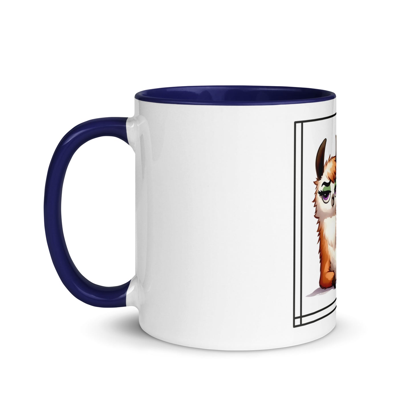 Llama just say Mug with Color Inside