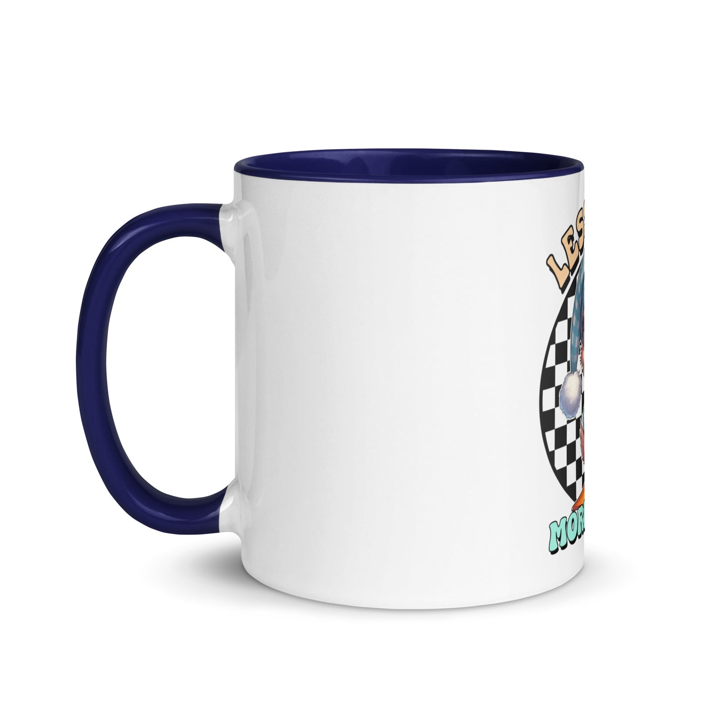 Less talk duck Mug with Color Inside