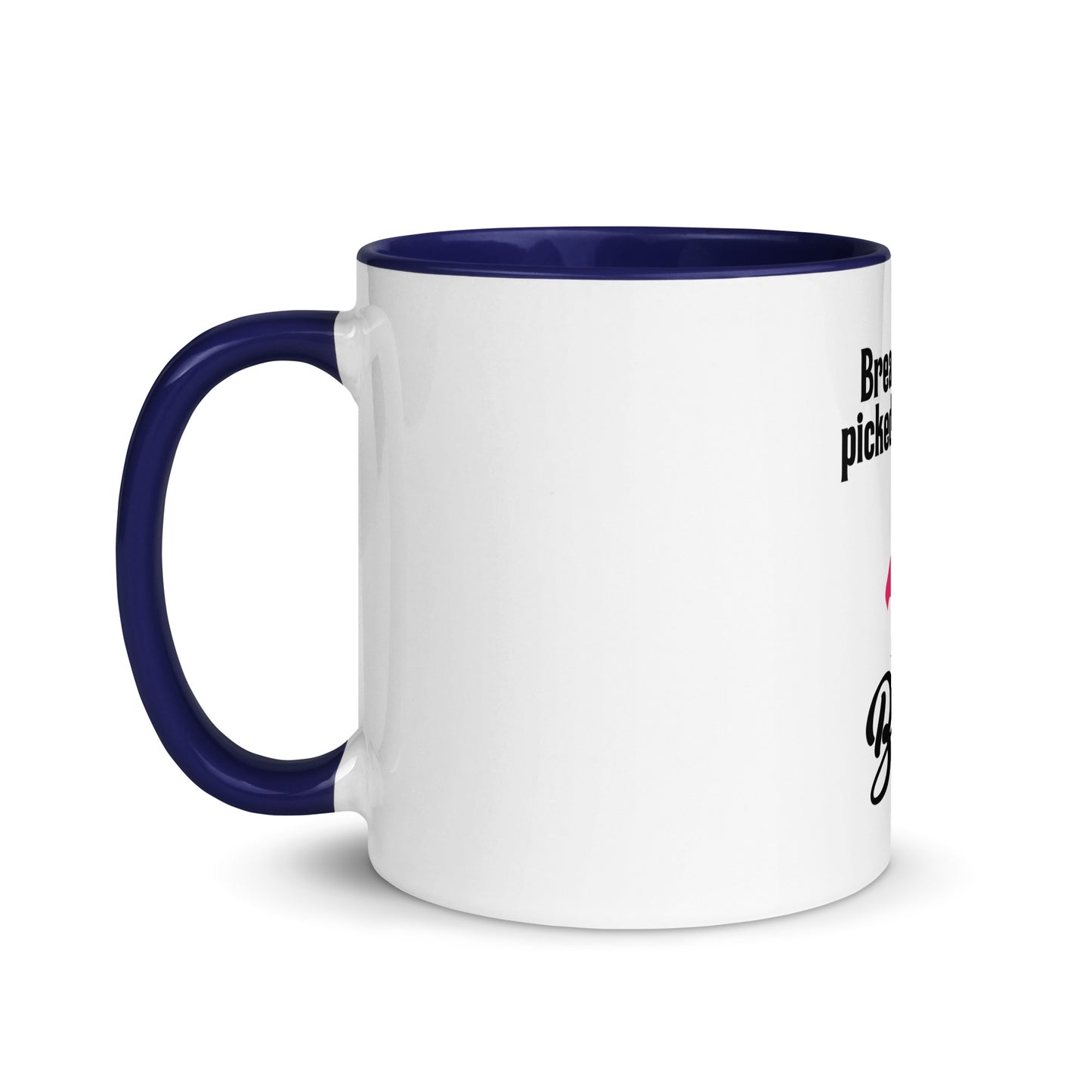 Breast cancer picked Mug with Color Inside
