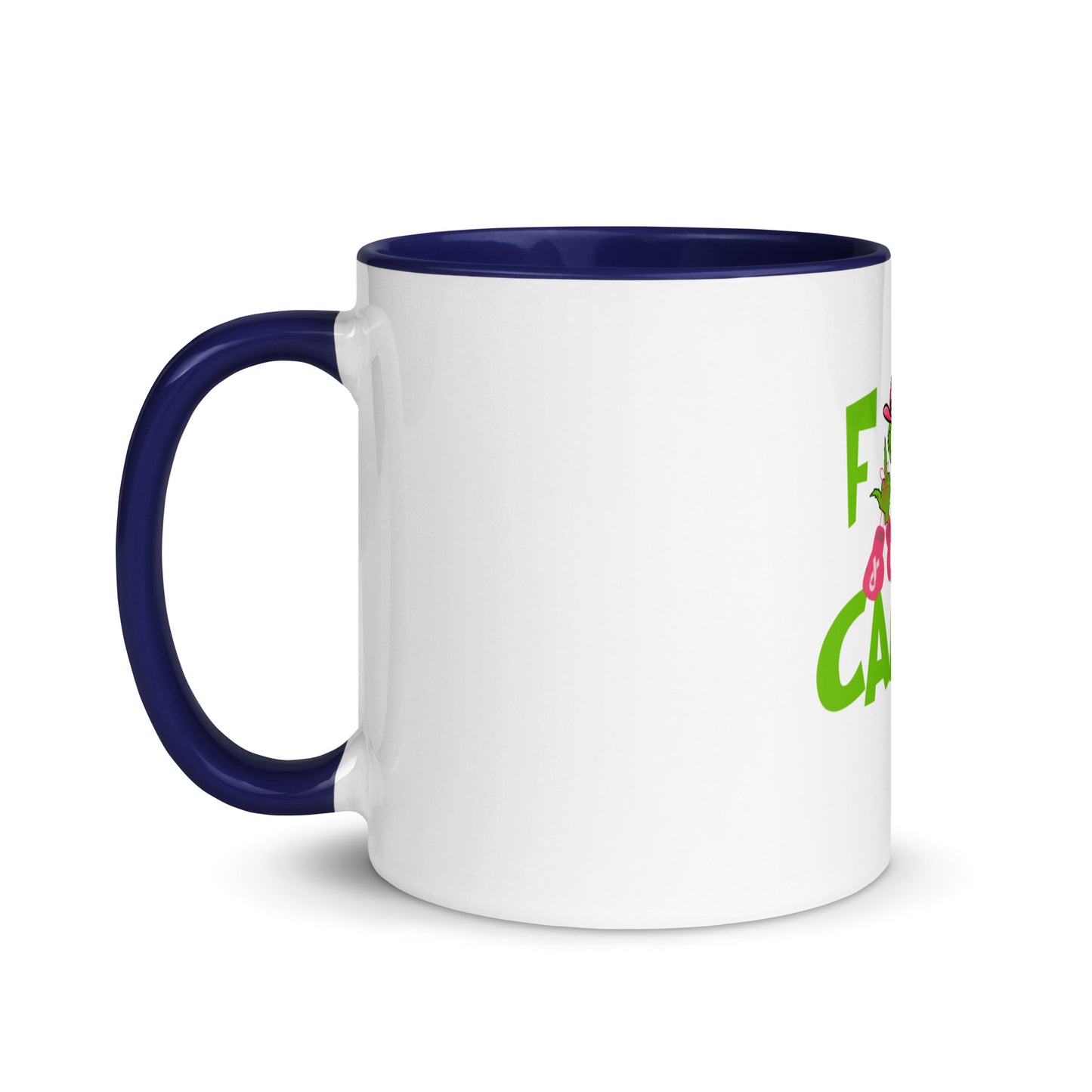F*ck cancer grinch Mug with Color Inside