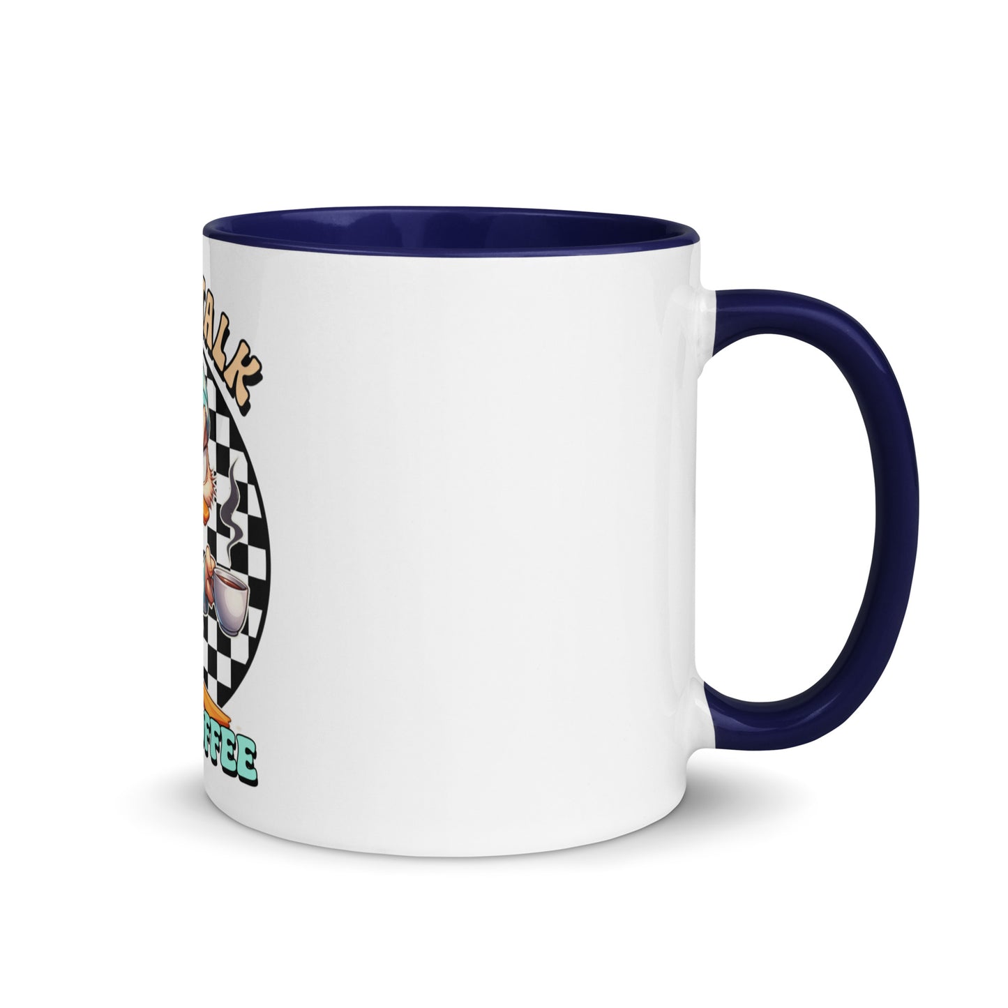 Less talk duck Mug with Color Inside