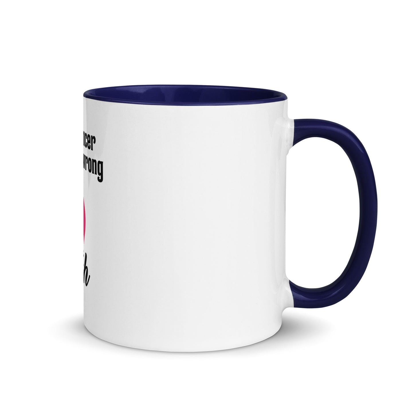 Breast cancer picked Mug with Color Inside
