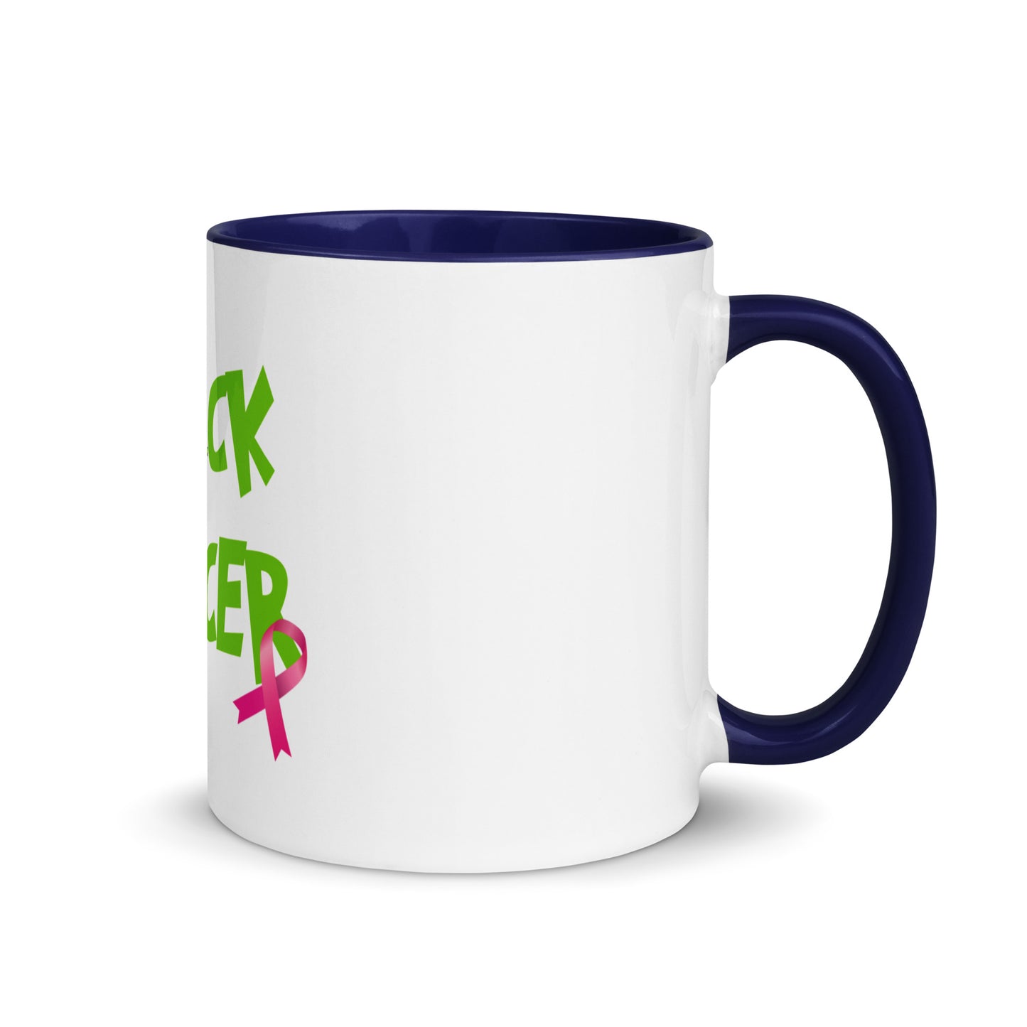 F*ck cancer grinch Mug with Color Inside