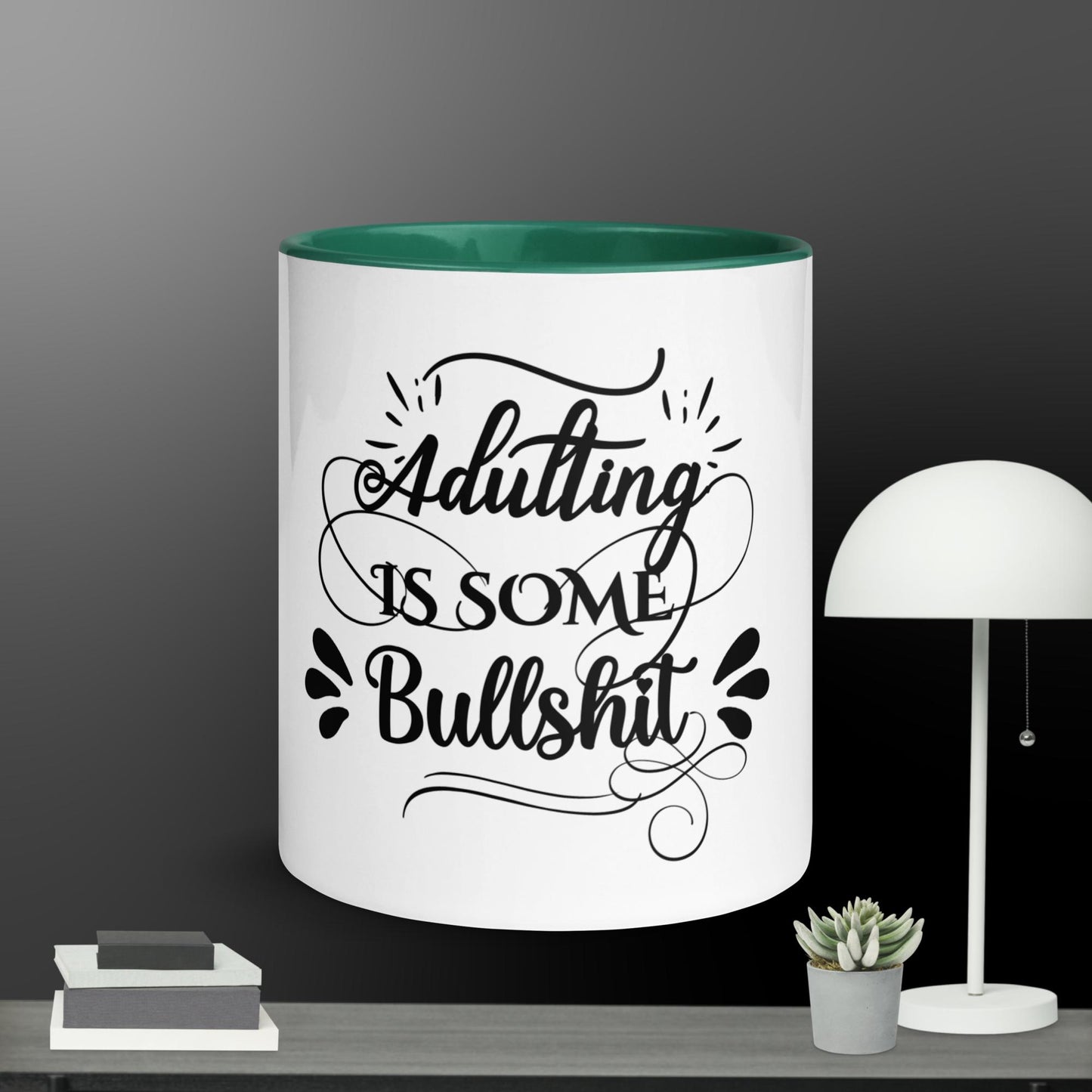 Adulting Mug with Color Inside
