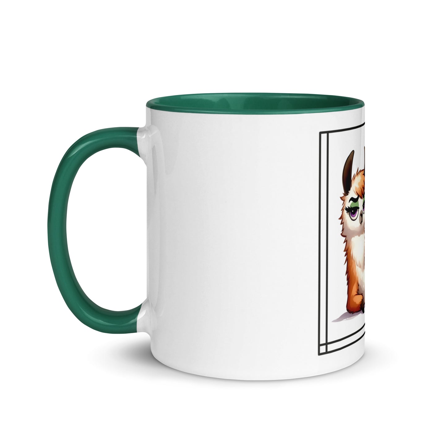 Llama just say Mug with Color Inside