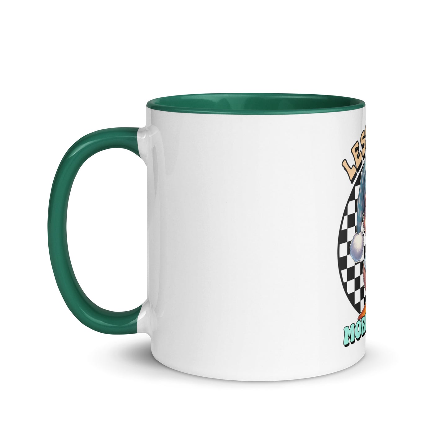 Less talk duck Mug with Color Inside