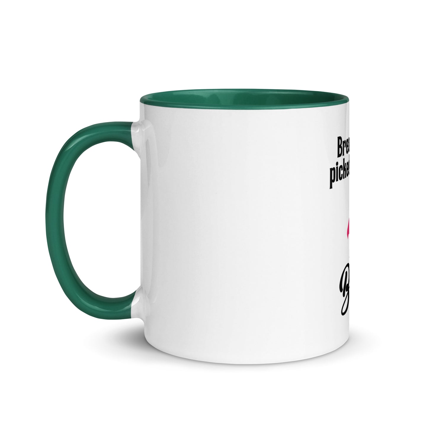 Breast cancer picked Mug with Color Inside