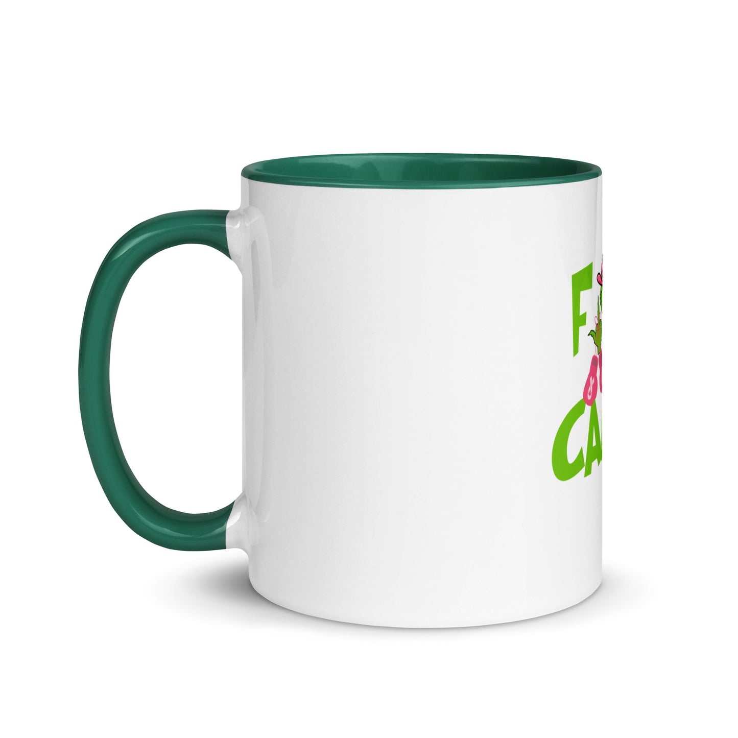 F*ck cancer grinch Mug with Color Inside