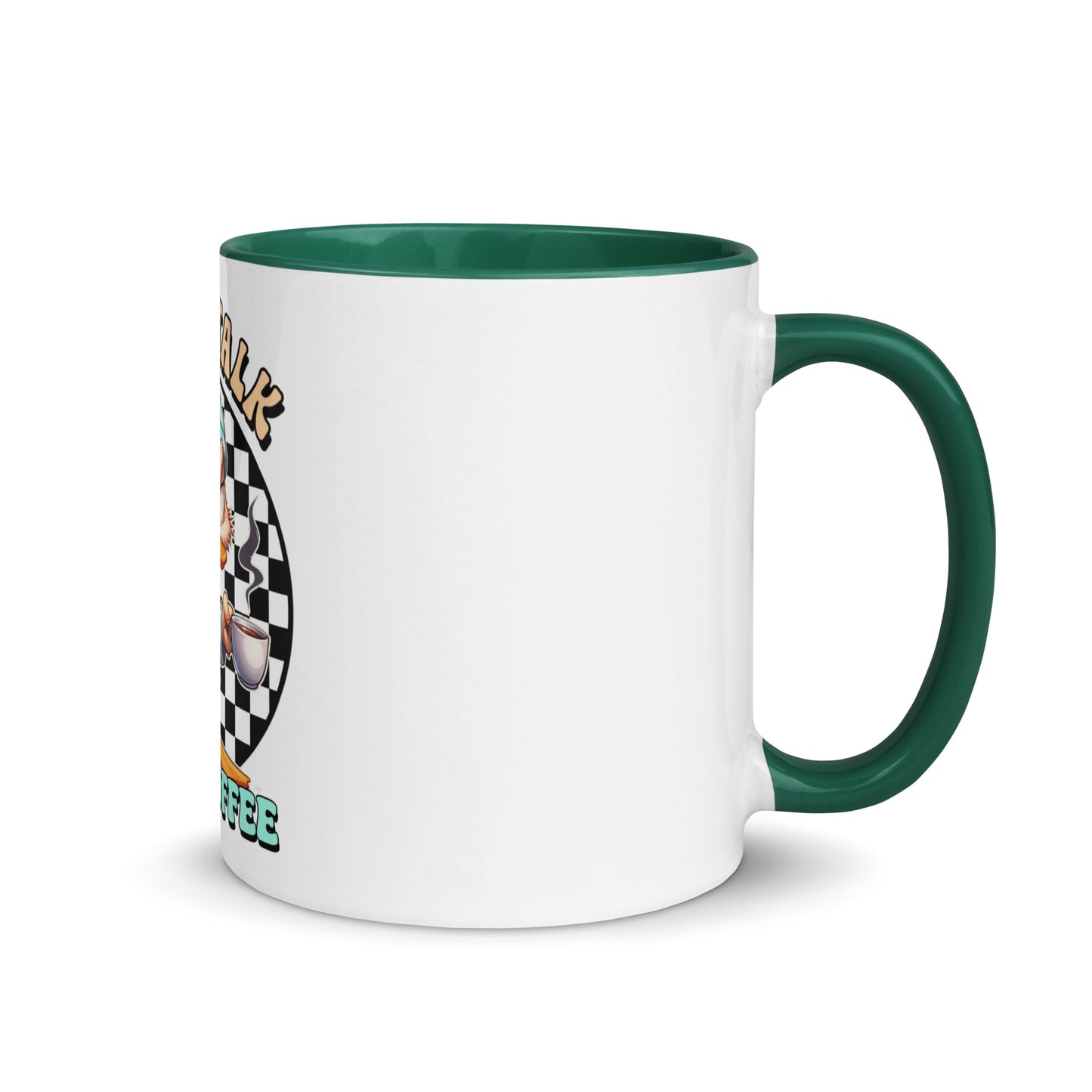 Less talk duck Mug with Color Inside