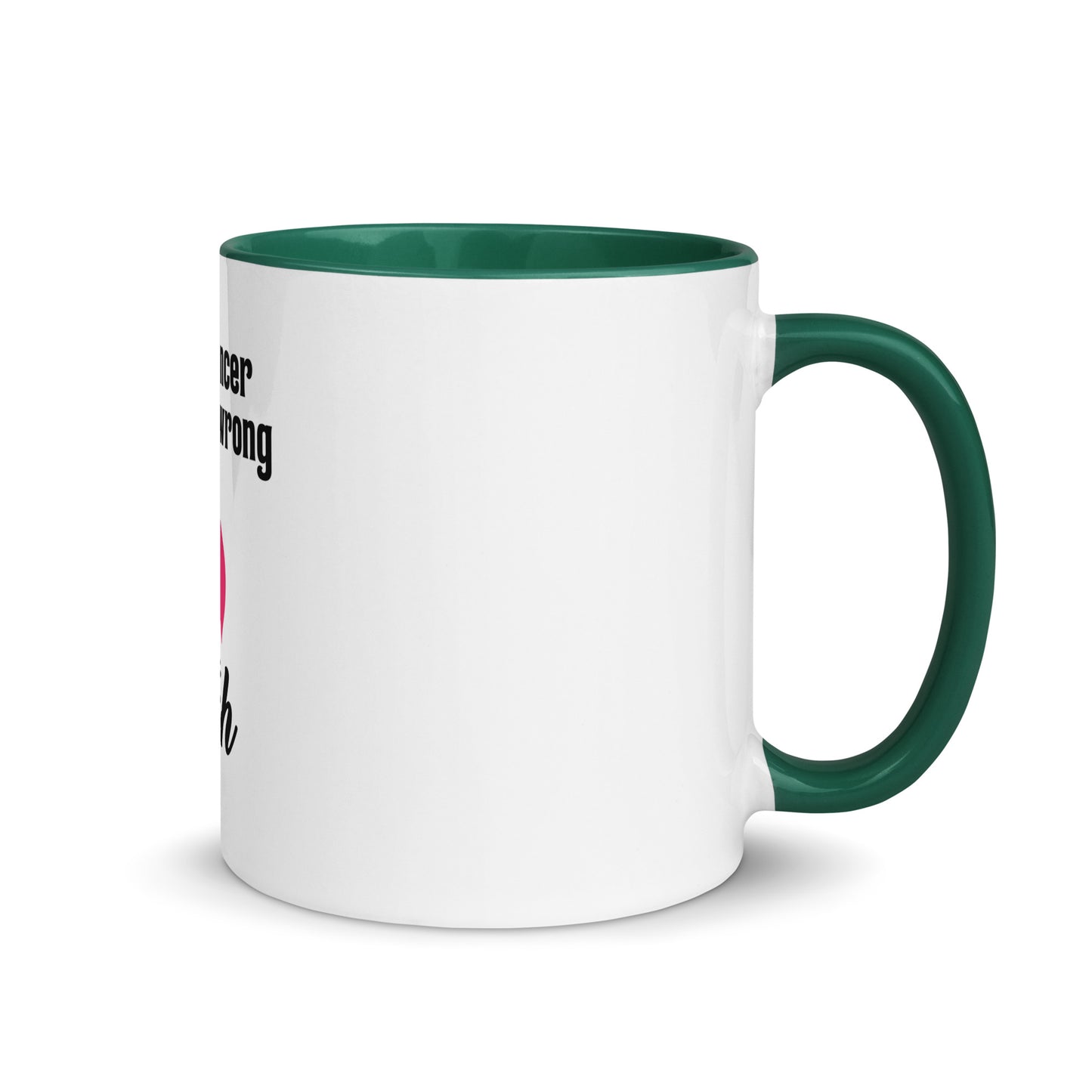 Breast cancer picked Mug with Color Inside