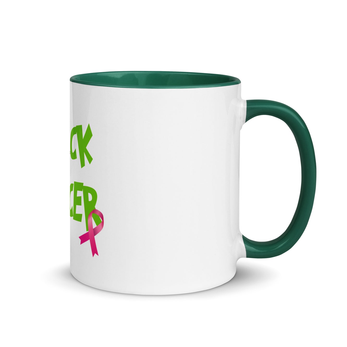 F*ck cancer grinch Mug with Color Inside