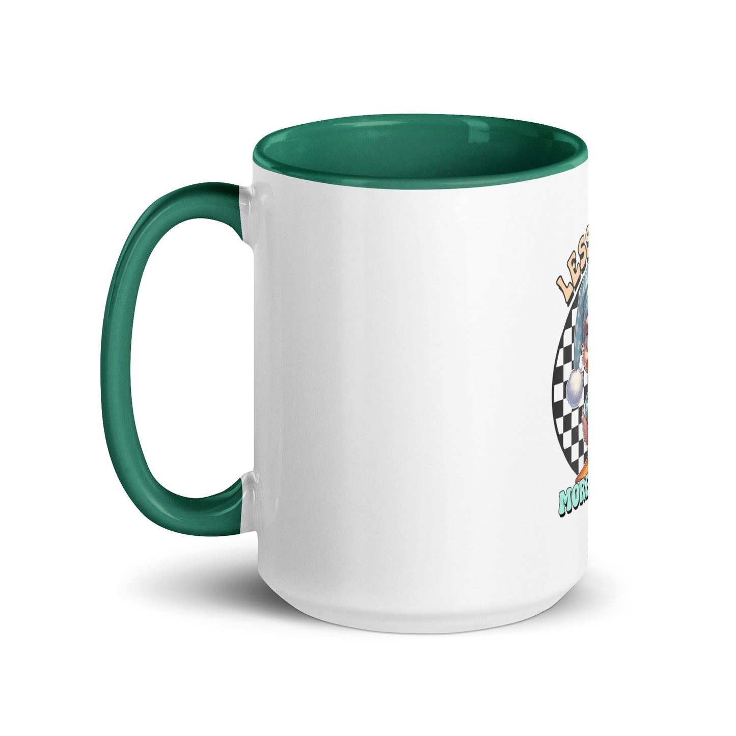 Less talk duck Mug with Color Inside