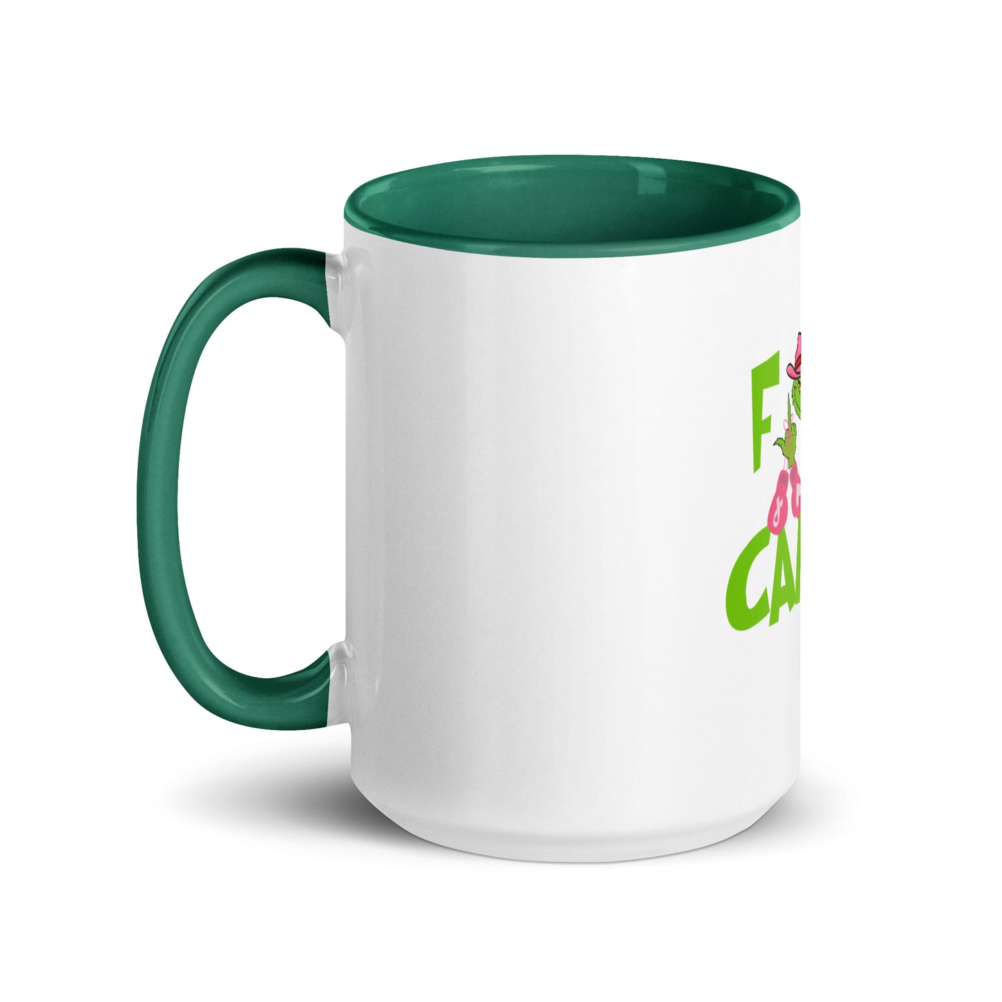 F*ck cancer grinch Mug with Color Inside
