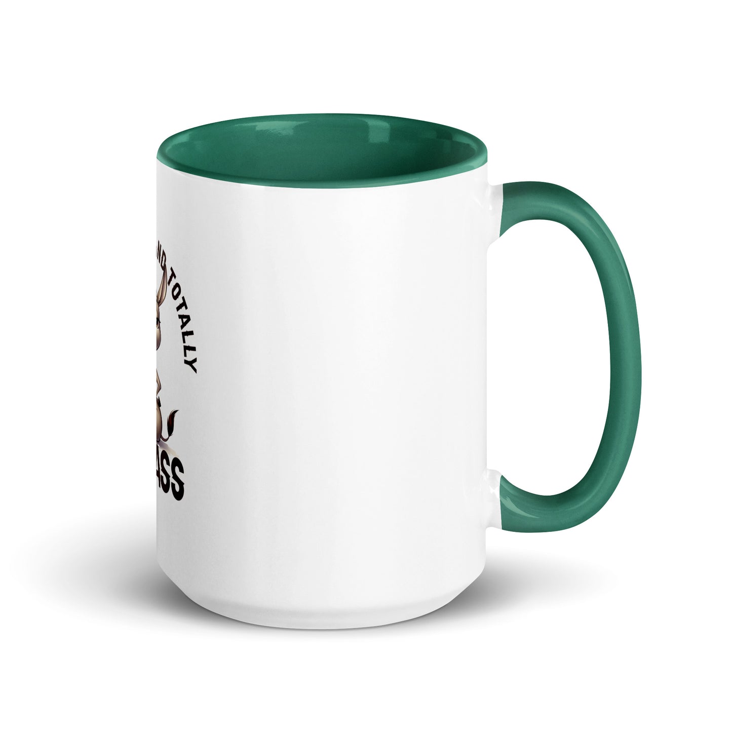 Sass class and total badass Mug with Color Inside
