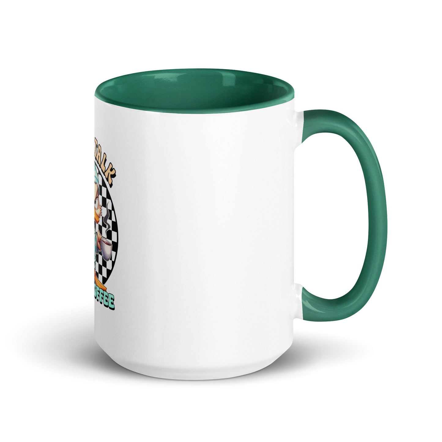 Less talk duck Mug with Color Inside