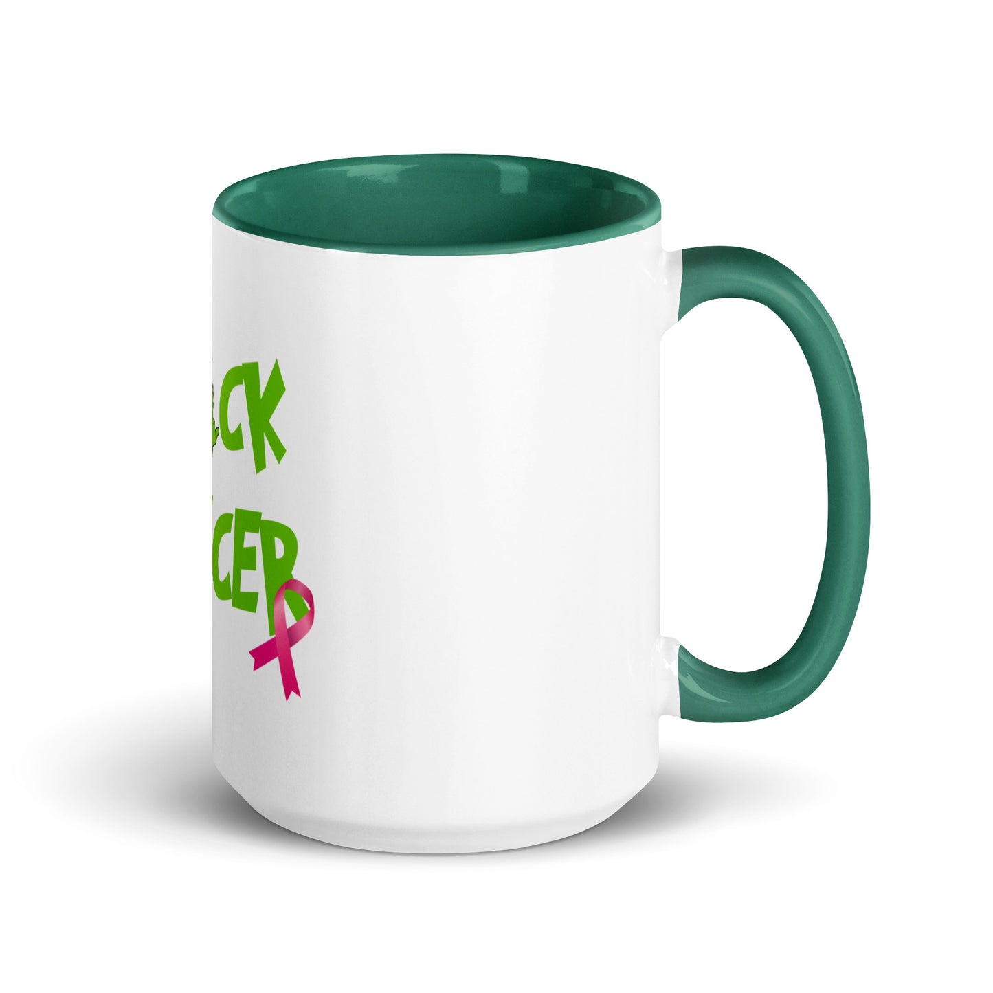 F*ck cancer grinch Mug with Color Inside