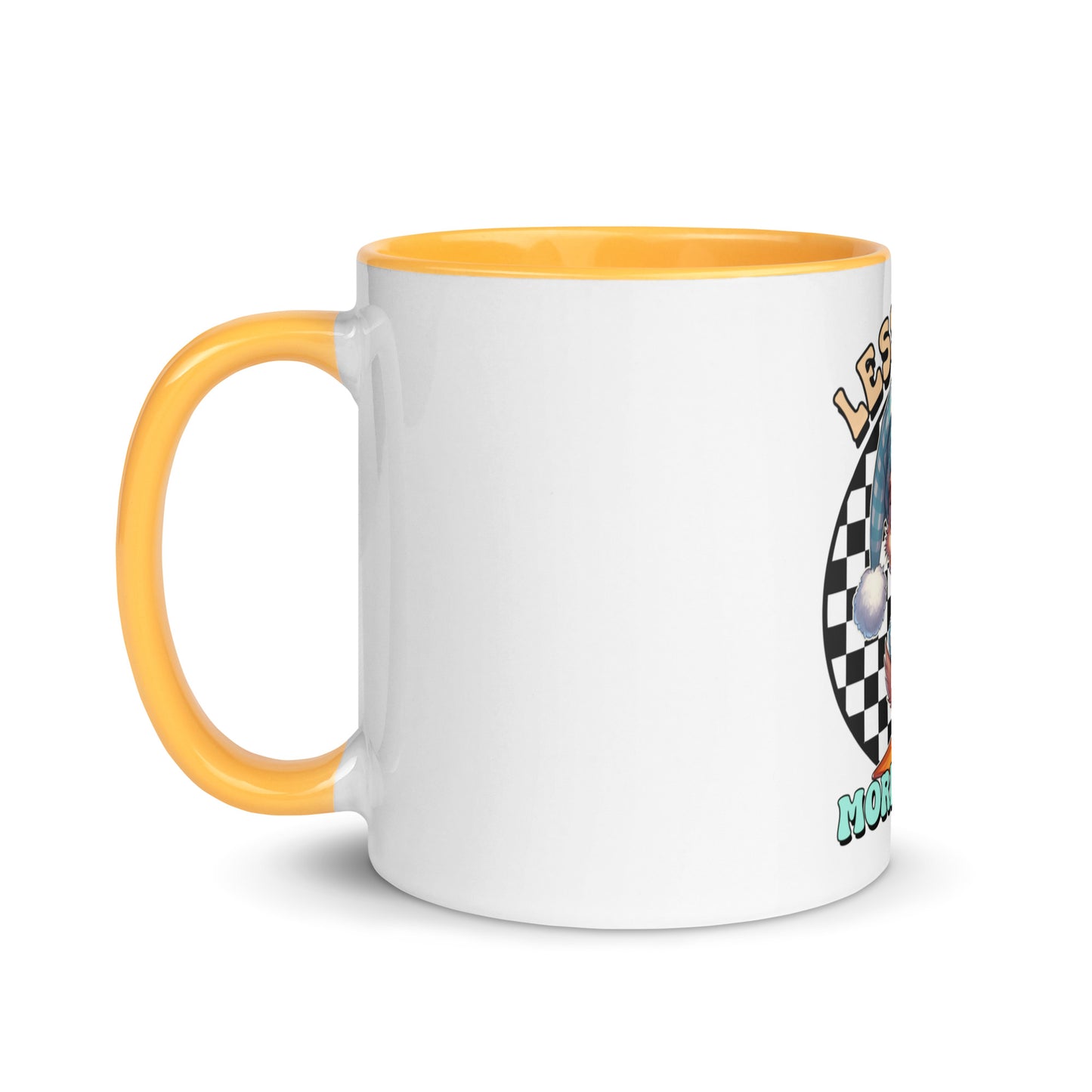 Less talk duck Mug with Color Inside