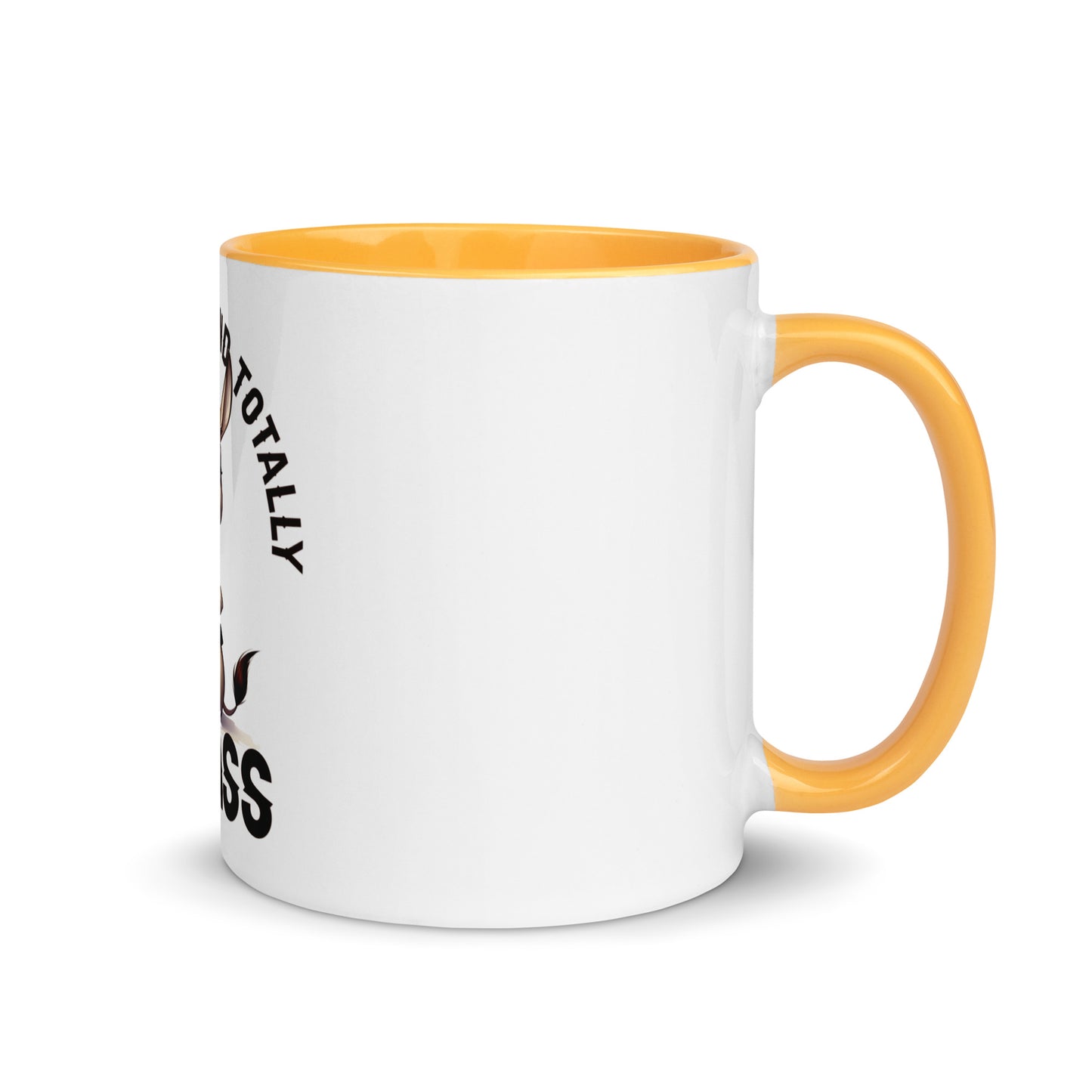 Sass class and total badass Mug with Color Inside