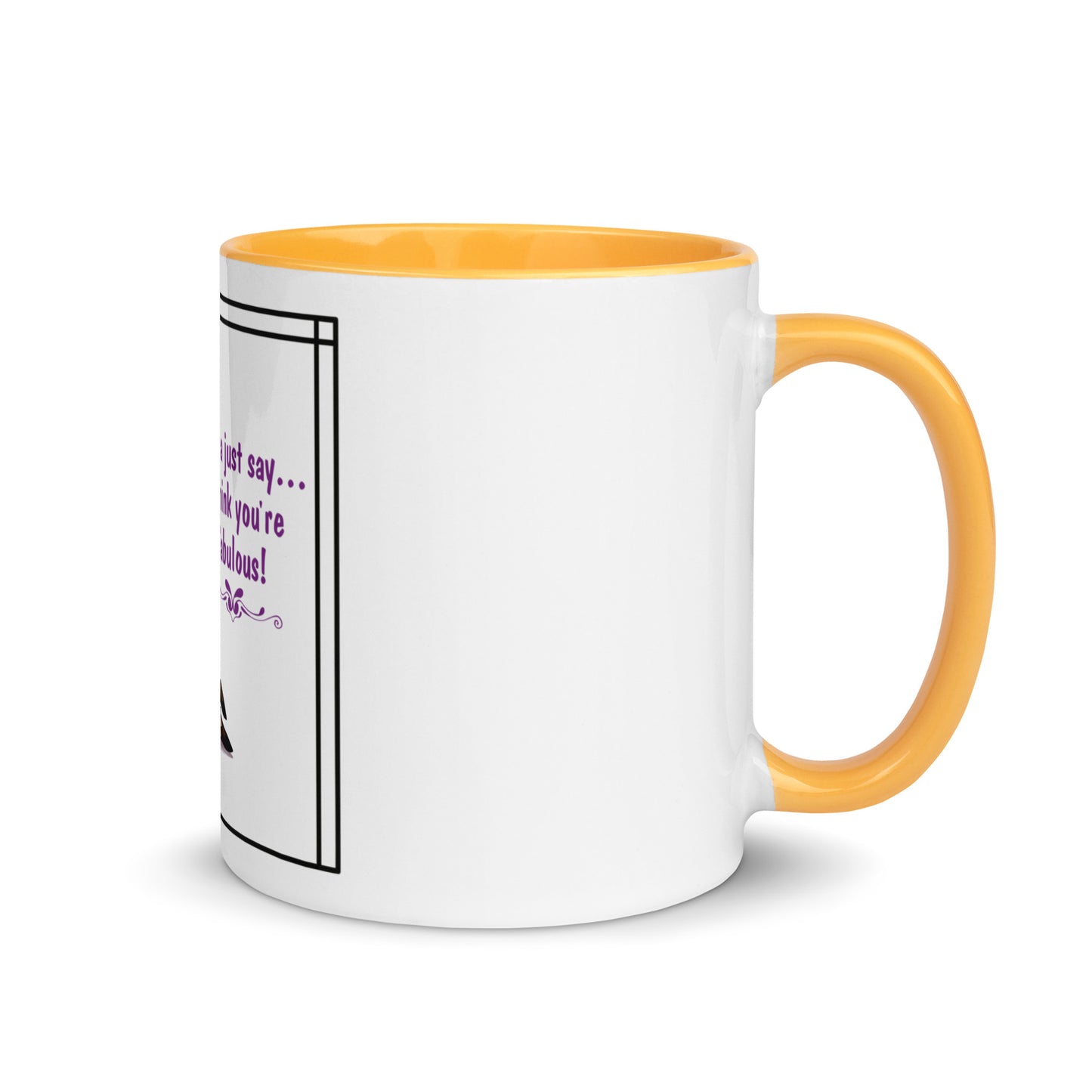 Llama just say Mug with Color Inside