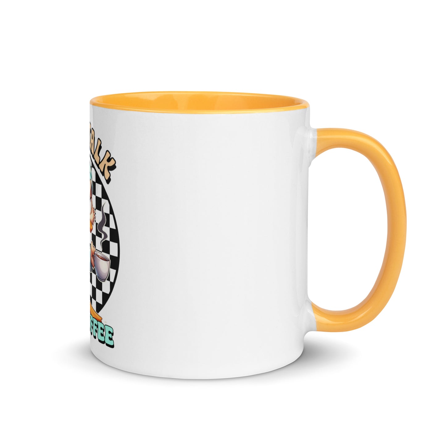 Less talk duck Mug with Color Inside