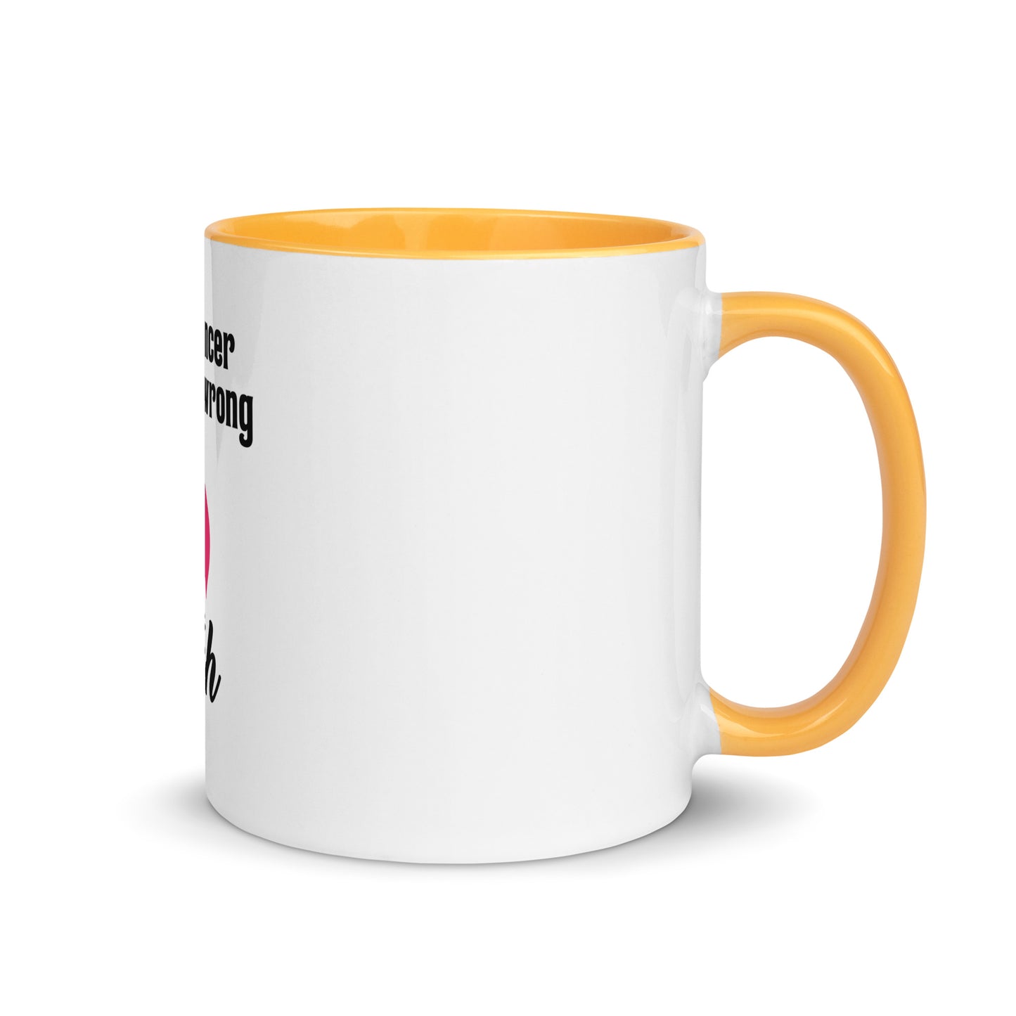 Breast cancer picked Mug with Color Inside