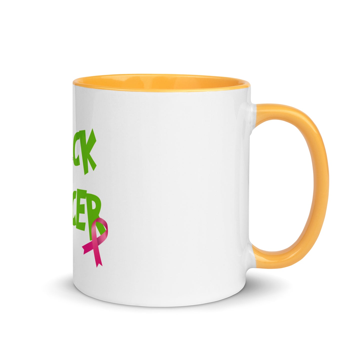 F*ck cancer grinch Mug with Color Inside