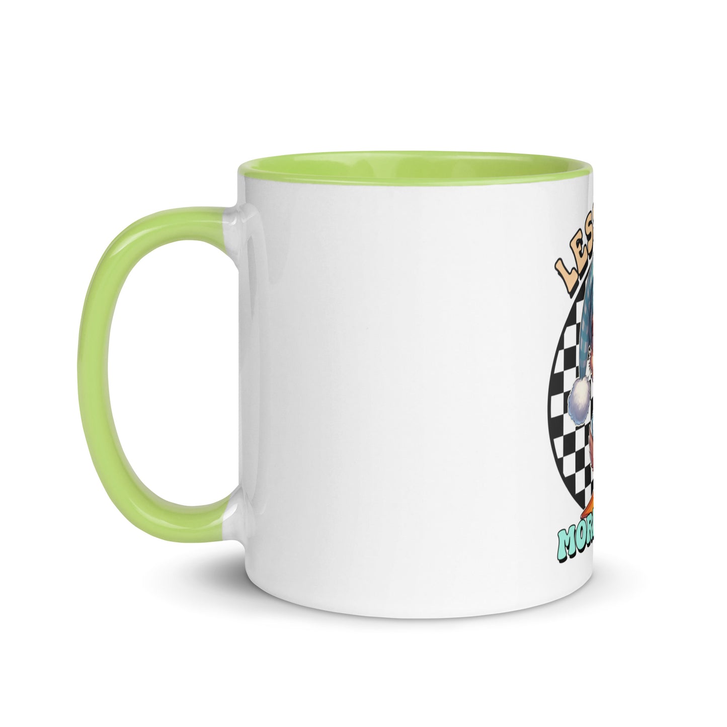 Less talk duck Mug with Color Inside