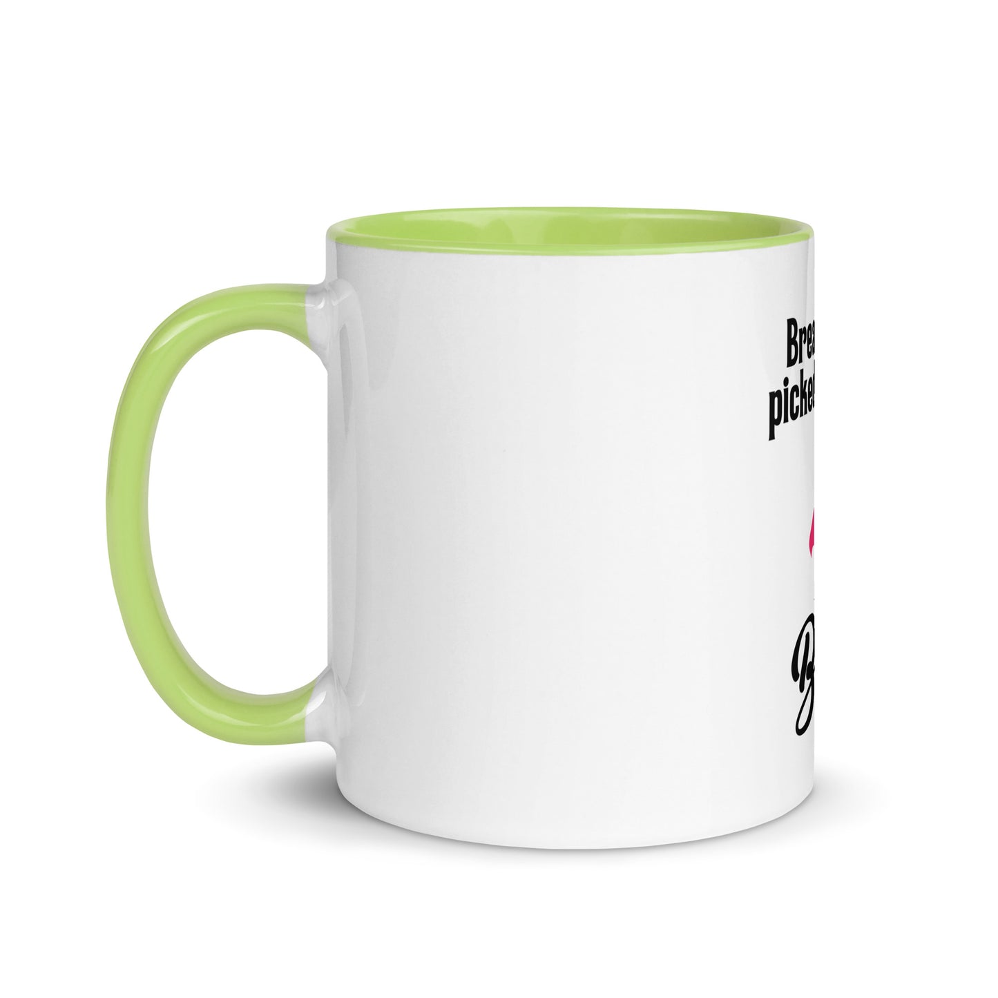 Breast cancer picked Mug with Color Inside