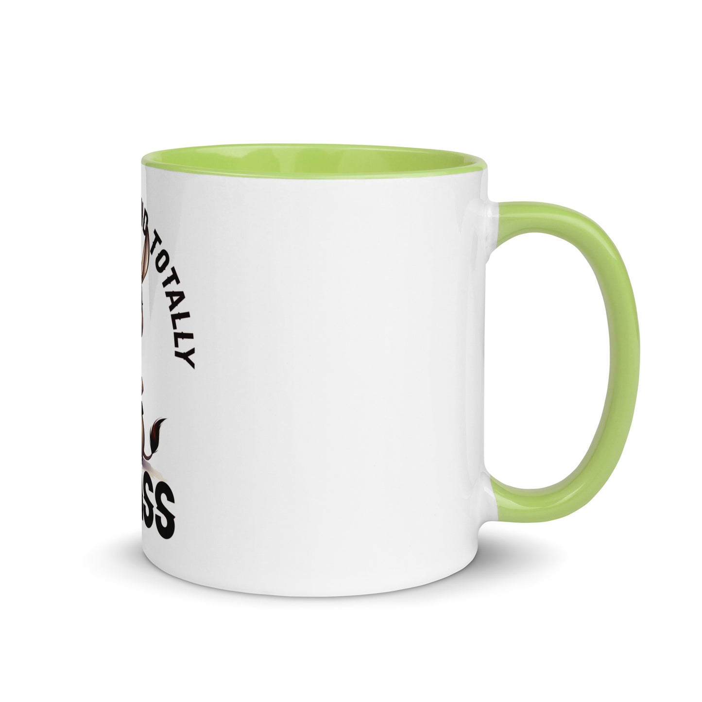 Sass class and total badass Mug with Color Inside