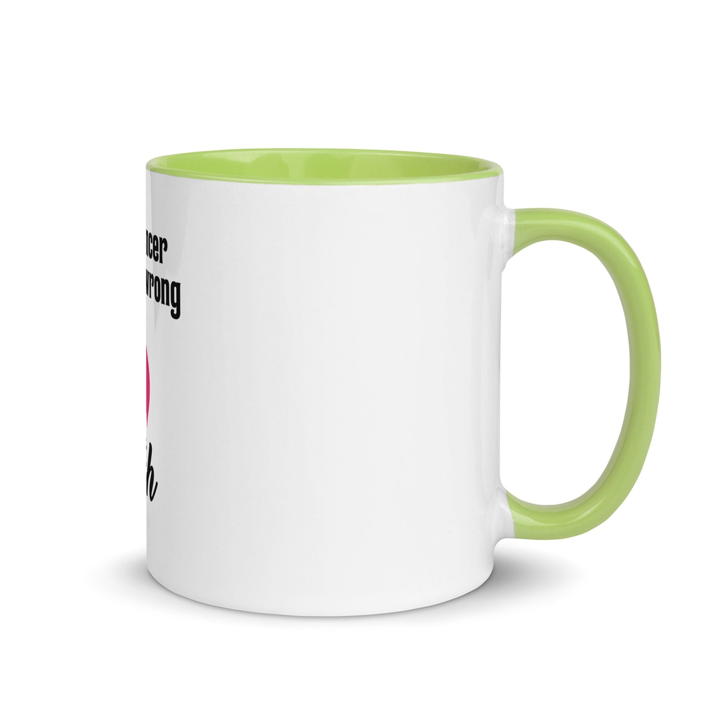 Breast cancer picked Mug with Color Inside