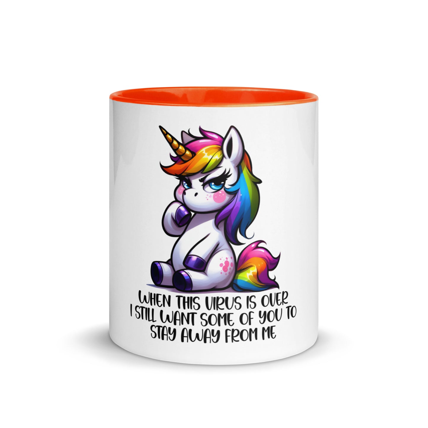 When this virus is over Mug with Color Inside
