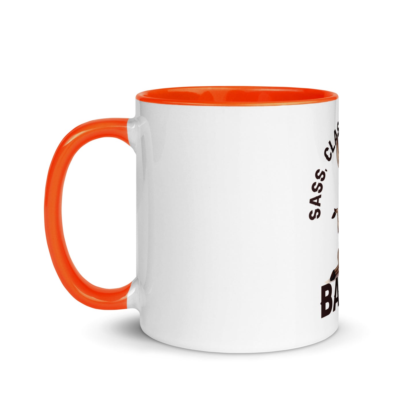 Sass class and total badass Mug with Color Inside