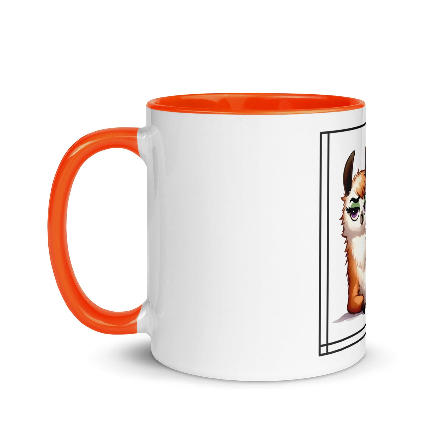 Llama just say Mug with Color Inside
