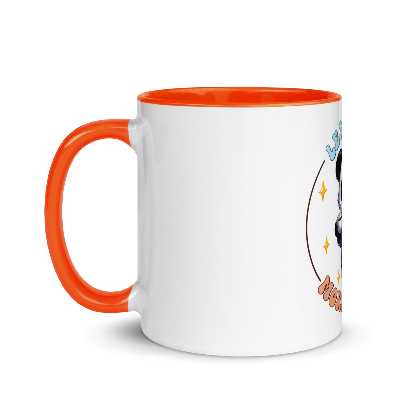 Less talk panda Mug with Color Inside