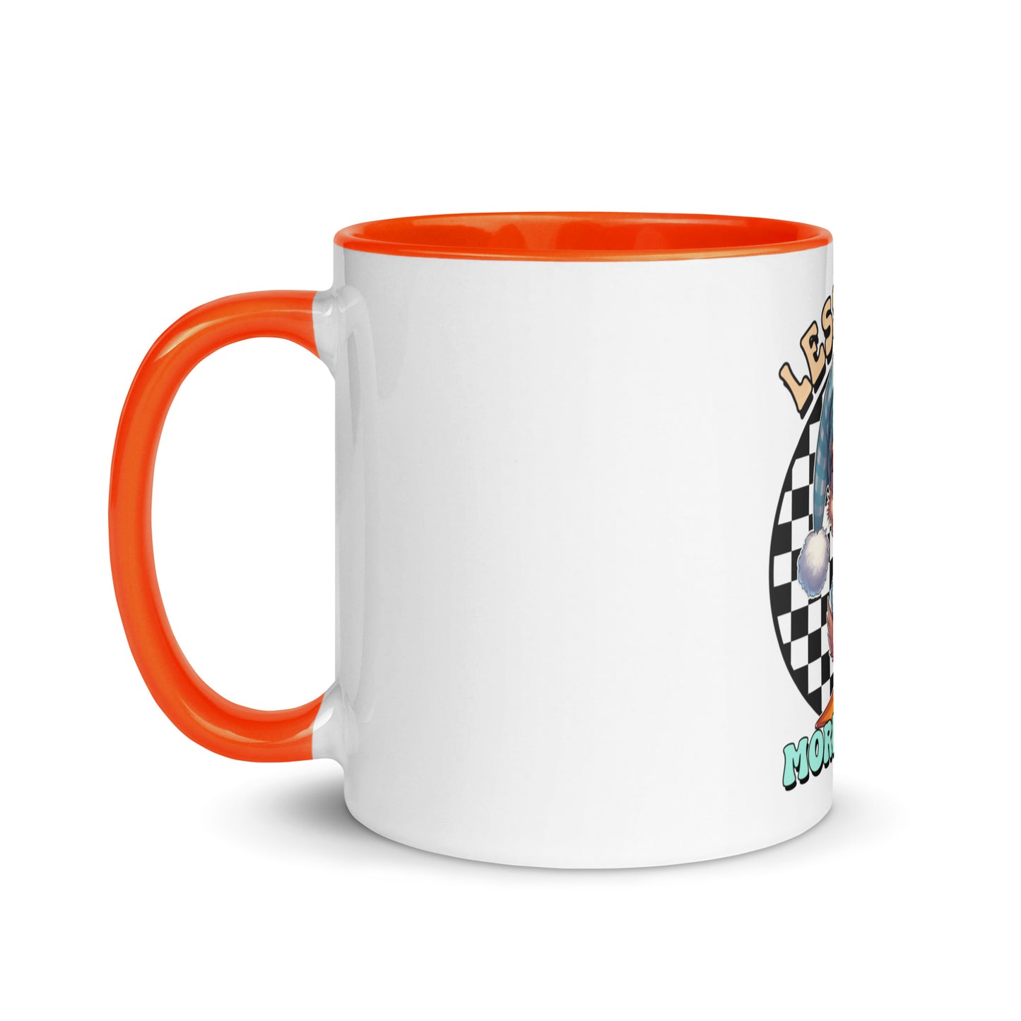 Less talk duck Mug with Color Inside