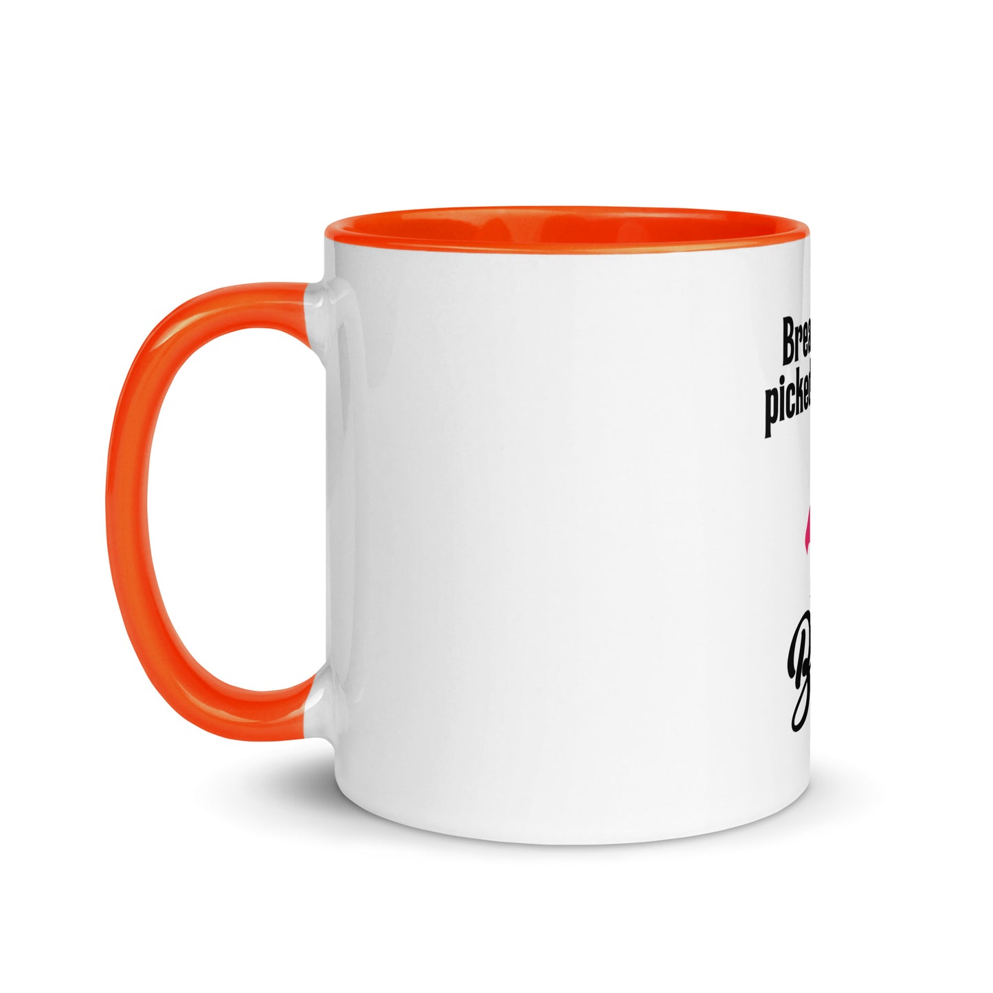 Breast cancer picked Mug with Color Inside