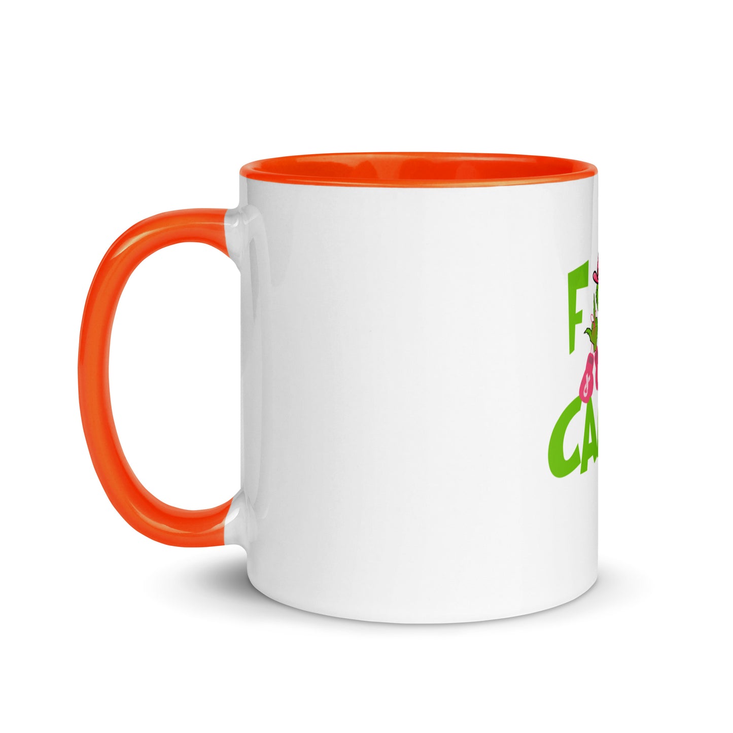F*ck cancer grinch Mug with Color Inside