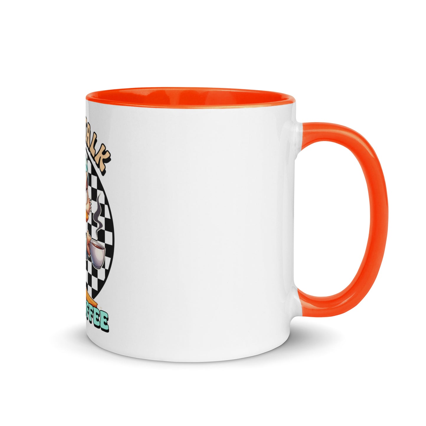 Less talk duck Mug with Color Inside