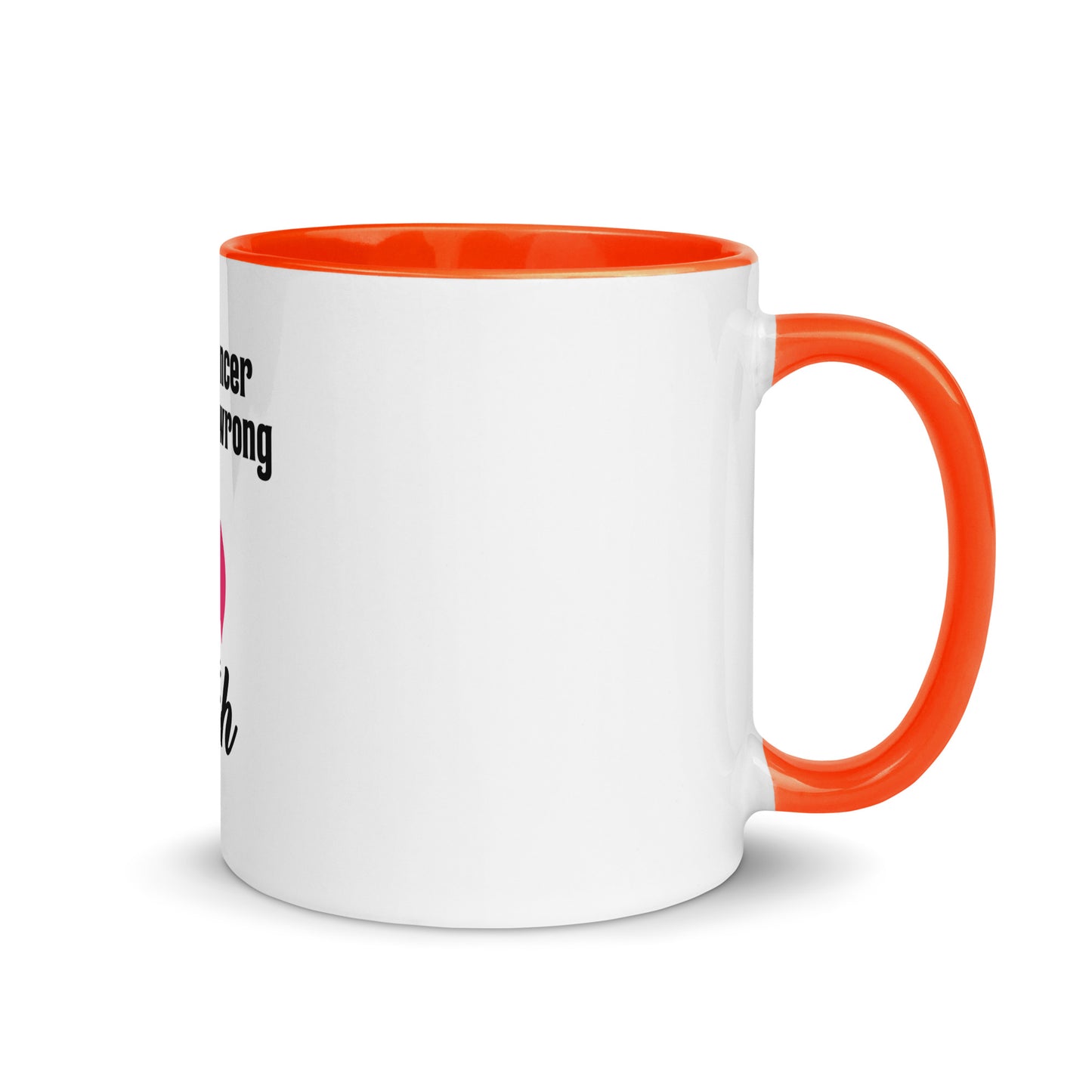 Breast cancer picked Mug with Color Inside
