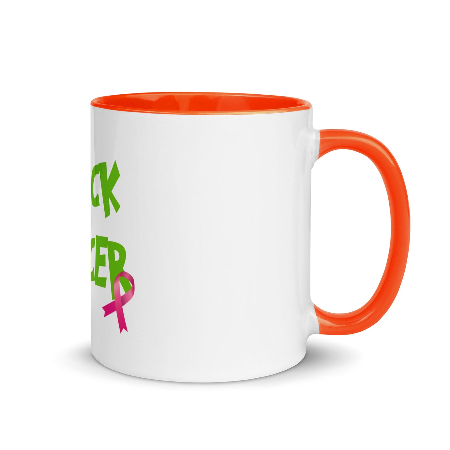 F*ck cancer grinch Mug with Color Inside
