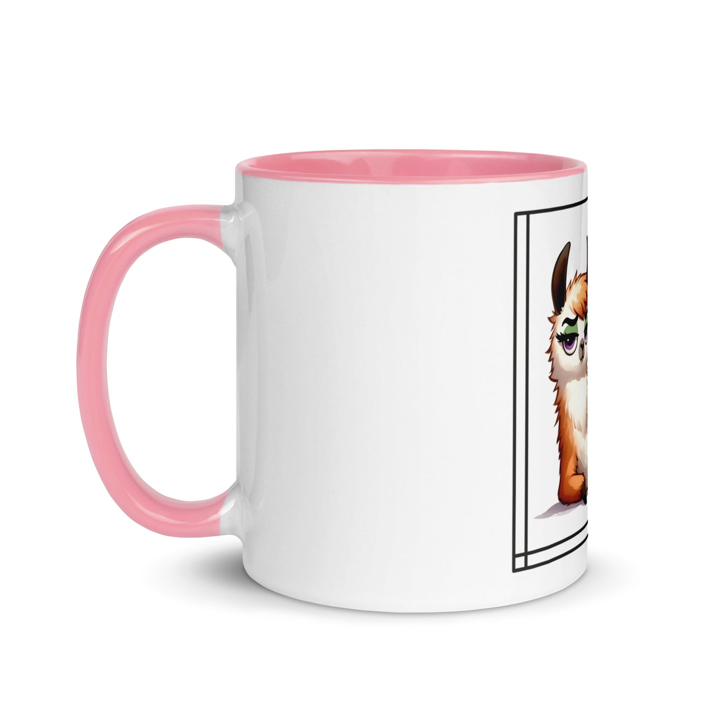 Llama just say Mug with Color Inside